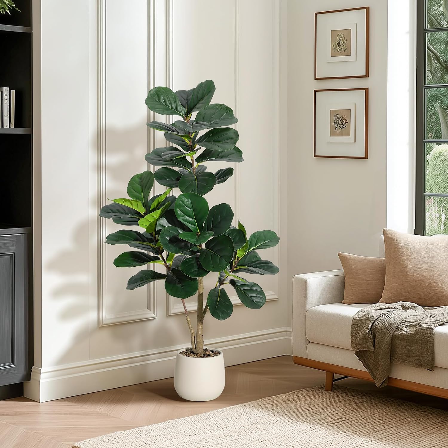 Fiddle Leaf Fig - Искусственное дерево фикус лират (Fiddle Leaf