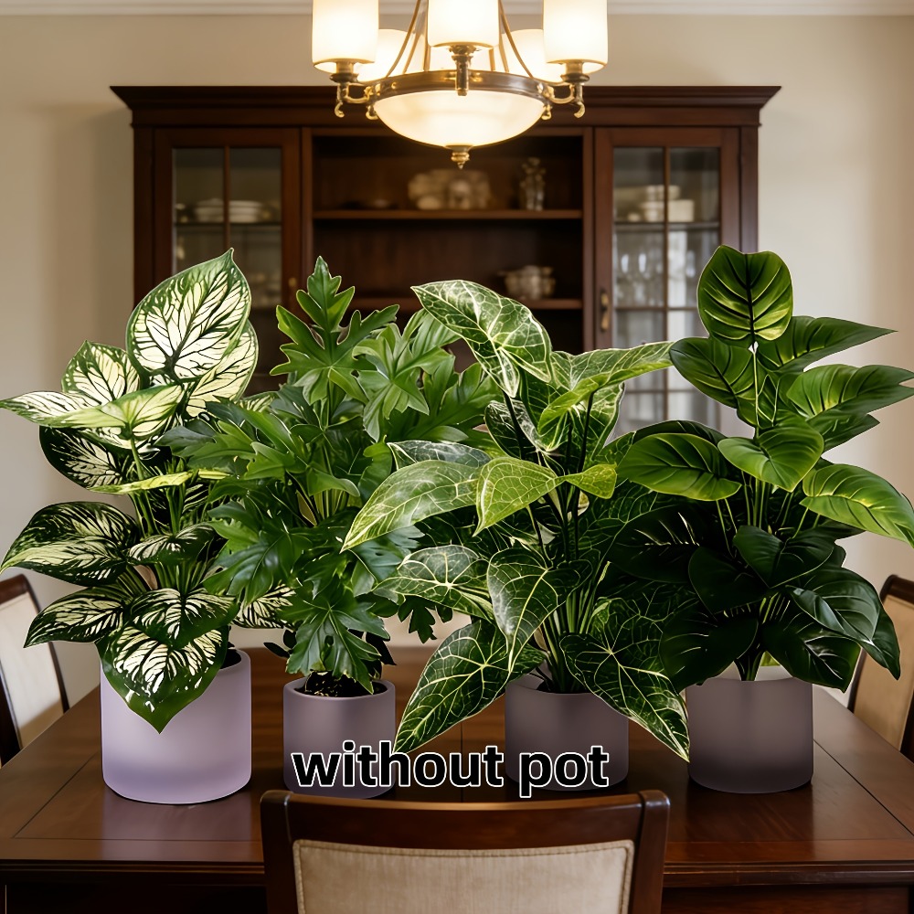 Набор из 4 искусственных расте – обзор и цена Fiddle Leaf Fig