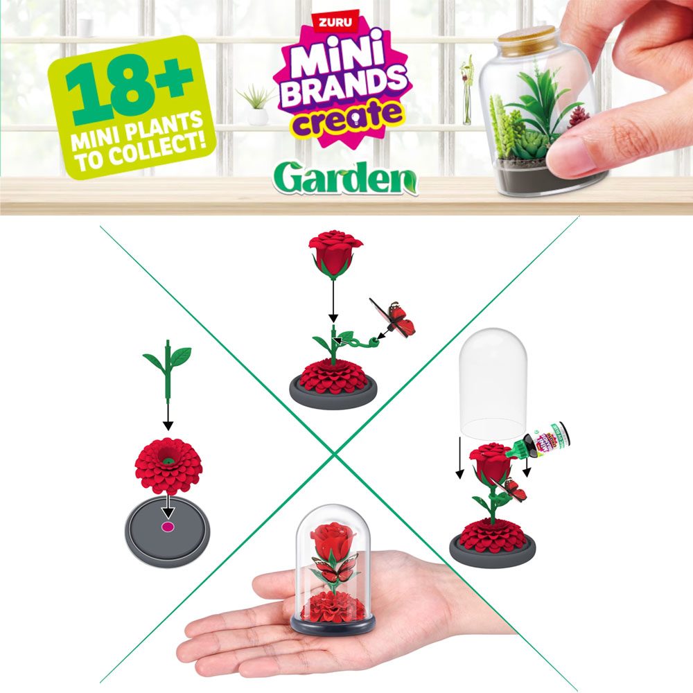 Набор для сборки миниатюрного  – обзор и цена Succulent Set