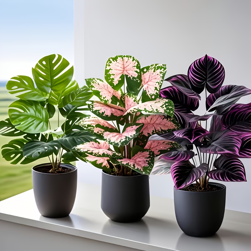 Набор из 3 искусственных расте – обзор и цена Fiddle Leaf Fig